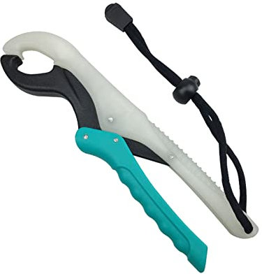 BoochenZ Fish Lip Gripper Noctilucous Fishing Plier Portable Fish Clip for Saltwater Freshwater Fish
