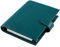 Moterm A5 Luxe Ringe Planer - Echtes Leder Binder Organizer (Kiesel-Tiefes teal,30mm Ring)
