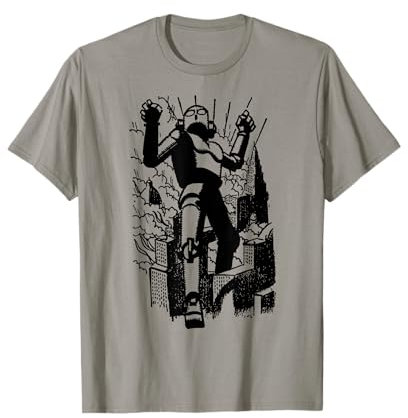 Vintage Sci Fi Giant Iron Robot Science Fiction T-Shirt