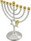 BESPORTBLE Hanukkah Menorah Chanukka 9 Zweig Kerzenhalter Jüdischer Kerzenständer Dekorativer Kerzenhalter Metallkandelaber Tischdekoration Für Hochzeitstischdekoration