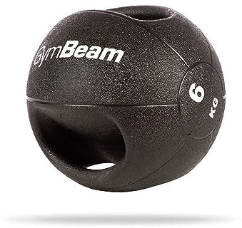GymBeam Fitness Gym Medizinball - Vielseitiges Trainings-Equipment mit Gewichtswahl (4, 6, 8 kg) für effektives Muskeltraining, ideal für Bauch, Hüften, Oberschenkel & mehr (6 kg)