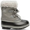 Sorel Yoot Pac Nylon WP, Stivali da Neve Impermeabili Unisex - Bambini e ragazzi, Grigio (Quarry/Dove 111), 25 EU