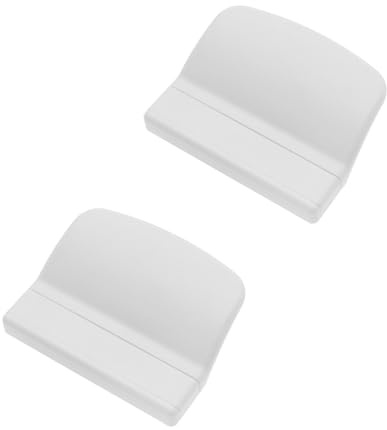 The Lord of the Tools 2PCS Balcony Door Handle Pull Handle Shell Handle Patio Door Handle Mounting Length 70 mm for Balcony Door Sliding Door, White