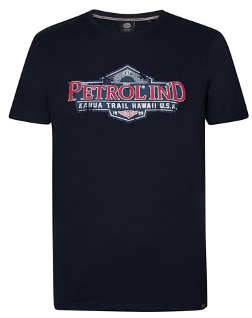 Petrol Industries Herren Herren T-Shirt Ss Classic Print Unterhemd (1er Pack)