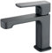 Basin Mixer Tap - Premium Chrome Brass Elegant Bathroom Mixer with Single Lever for Modern Washrooms (02-Matte Black)