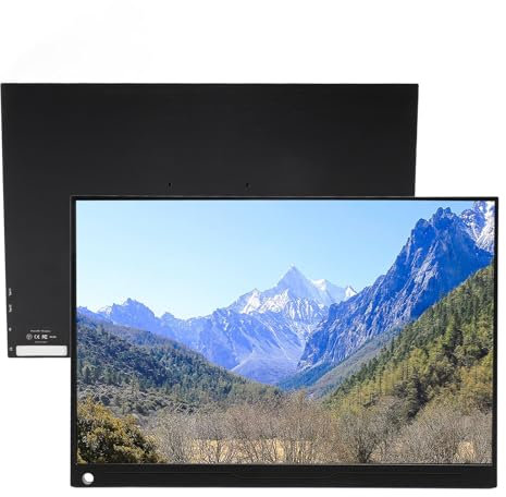 Portable Monitor, 18 Inch 2.5K IPS Panel HDMI Computer Display with Speakers, 144Hz Refresh Rate, 16:10 External Expansion Display with Stand