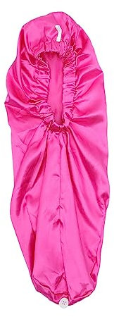 LIFKOME Satin Schlafmütze Für Damen Und Herren Mit Knopf Schützt Haar Und Kopfhaut Für Lange Zöpfte Und Lockiges Haar Beugt Haarbruch