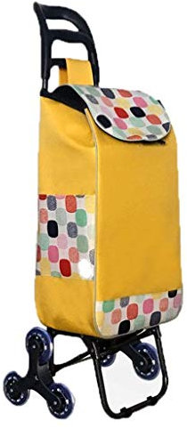 FHPEWXDG Carrelli della Spesa, Carrello della Spesa da Arrampicata Carrello Carrello Piccolo Carrello Carrello Pieghevole per Scale Home Supermercato Carrello Rimorchio Portatile,B Multifunzionale