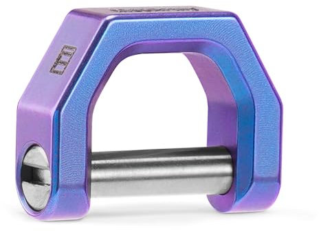 MecArmy Titan D Form Schlüsselanhänger, Schlüsselhalter mit D-Ring und Schraubschäkel