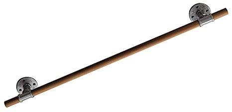 handlauf Edelstahl aussen rutschfeste Treppenhandläufe aus Naturholz und Massivholz zur Wandmontage für den Heimgebrauch Dachbodengeländer für den Innenbereich für ältere Menschen Korridor-S
