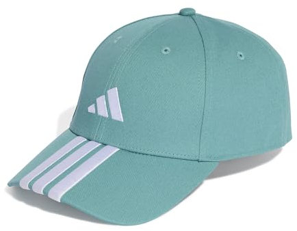 adidas Unisex Bball 3S Cap New Logo, Powder Teal/White, L