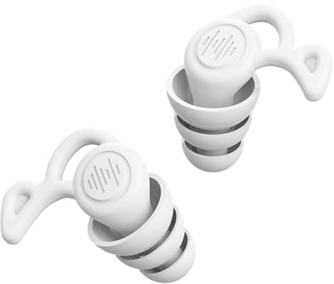 Ohrstöpsel zum Schlafen, 1 Paar Ohrstöpsel, Geräuschunterdrückung, bequem, aus Silikon, wiederverwendbar und waschbar, zum Schlafen, Seitenschläfer, Anti-Schnarchen, Studium