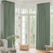 Dsnyu Verdunklungsvorhänge XXL, Vorhänge Grün Volltonfarbe Polyester Gardinen Dekorativ für Fenster 2er Set 137x274cm BxH