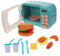JOINPAYA 1juego Horno De Microondas De Juguete Alimentos Simulados Electrodomésticos De Cocina para y Educativos para Cocinas Infantiles