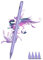 Stylet pour iPad 9e et 10e – Charge Rapide pour iPad Pencil Palm Rejection Active Pen Compatible avec Apple iPad Pro 11/12,9/M4, iPad Mini 5/6, iPad Air 3/4/5/M2, iPad 6/7/8/9/10 (Violet)