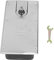 Ferme-Porte Hydraulique, Ressort de Plancher Ouvert à 2 Voies, Serrure de Porte Coulissante, Charnière de Porte en Verre, Ferme-Porte Automatique pour Porte Poids 110KG