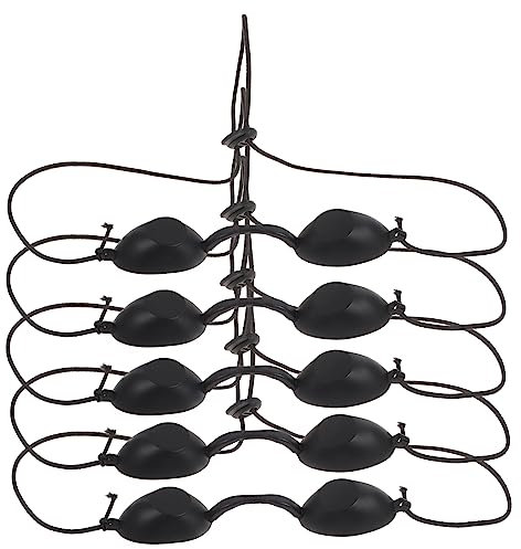 FRCOLOR 5stücke Schutzbrille Für Infrarot-led-licht Uv-augenklappe Mit Verstellbarem Kopfbügel Augenschutz Für Heimgebrauch Und Salon Blickdichte Sicherheits-augenklappe