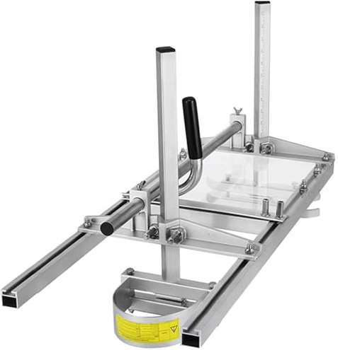 Fresadora de motosierra portátil, 50.8 cm/61.0 cm/91.4 cm, fresadora de planchado, sierra de corte de madera con escala, grosor ajustable, fresadora de riel para carpinteros (50 cm)