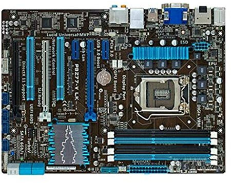 XYYZXKL Placas Base de Ordenador Placa MAPINARIO Ajuste para ASUS P8Z77-V LK MARBONAL DE Desktop Z77 Socket LGA 1155 I3 I5 i7 DDR3 32G ATX Placas Madre Originales