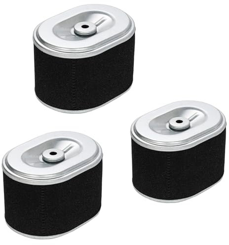 Lot de 3 filtres à air de rechange pour moteurs Gx140 Gx160 Gx200 5,5 HP 6,5 CV, motoculteur à dents avant 212 cc, pièce de rechange 17210-ZE1-505, 17210-ZE1-822, 17210-ZE1-517