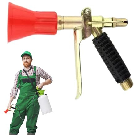 Pulverizador a Presión Alta,Pulverizador Agrícola De Largo Alcance con Alta Presión - Boquilla De Cobre Atomizador para Jardinería Lavado De Coches En Exterior