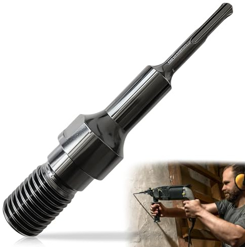 LEKEFETO Adaptateur SDS-Plus 1 1/4 : adaptateur UNC filetage SDS-Plus, couronne de forage diamantée UNC, adaptateur de marteau perforateur pour carotteuse diamantée, carotteuse pour couronne de