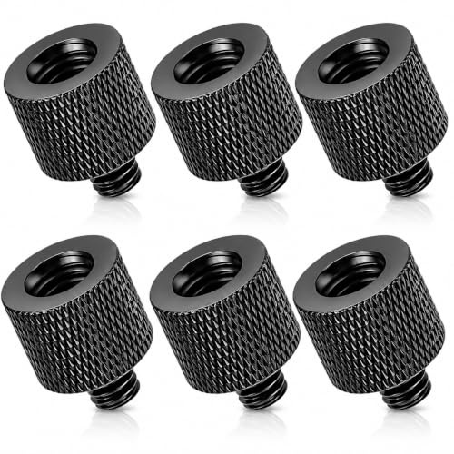 6PCS Camera Screw Adapter Thread 1/4 Male to 3/8 Female and 3/8 Male to 1/4 Female Adapte, Camera Tripod Adapter Tripod Screw And Camera Mounts For Photography Camera Mount Tripod Accessories