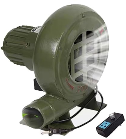 JOUFNING Elektrische Schmiede Gebläse - Holzkohle Kamin Starter Räucherlüfter, Kompaktes Und Energieeffizientes Kommerzielles Luftgebläse, Für Haushalt-Kantine(150W)