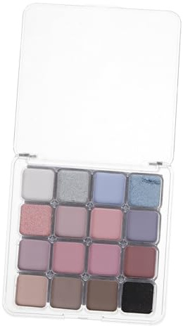 ELAYARD Lidschattenpalette Hochpigmentiert und Wasserfest mit 16 Farben Reisefreundliches Schminkset Glitzerndes Augen Make Up Puder für Natürlichen Look