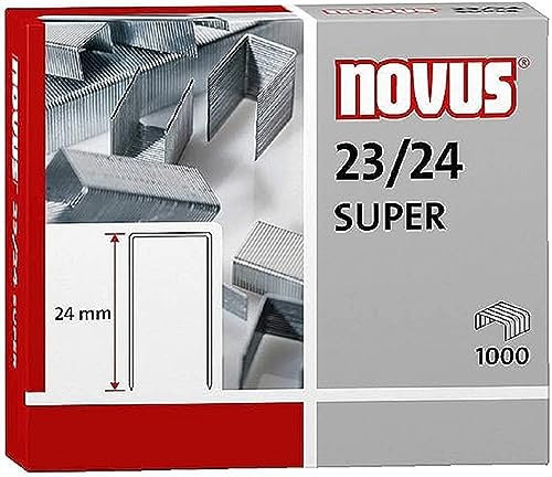 Novus 23/24 Super Heftklammern, 1000 Stück