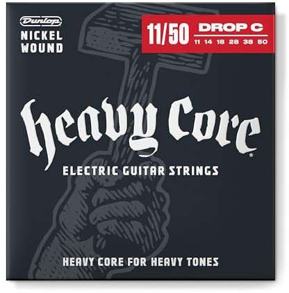 Dunlop E-Git.Saiten 11-50 Heavy Core Nickel Steel - E-Gitarrensaiten
