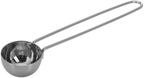 Westmark Cuchara dosificadora de café, Para 8 gramos de café en polvo, Mango largo: 19.1 cm, Acero inoxidable, 15292270