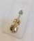 ART OF MUSIC Anstecker Geige gross Gold