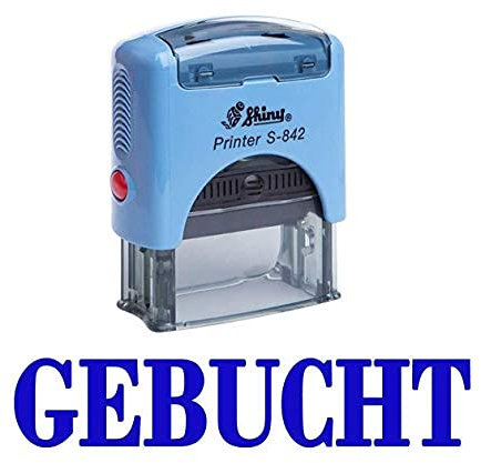 GEBUCHT Selbst Farbwerk Stempel Individuelle Shiny Buroschreibwaren Stempel