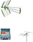 Kit antenna digitale terrestre DVBT UHF + VHF 4 elementi HD + miscelatore Offel filtro LTE + 5G fabbricazione Italiana