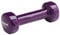 York Fitness Single Vinyl Dipped Dumbbell (Fitbell), Purple, 1 Kg