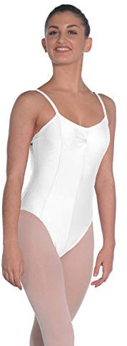 Roch Valley Tara Ballett Trikot mit Spaghetti-Trägern Weiß 4 (38)