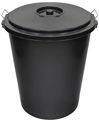 WOLFPACK LINEA PROFESIONAL - Cubo Basura Plastico Comunidad Con Tapa 50 Litros
