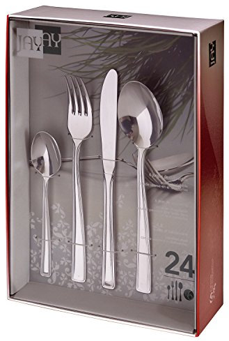 Jay Set de cubertería con 24 Piezas, mm, Centimeters