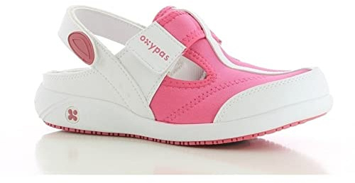 Oxypas Damen Anais Sicherheitsschuhe, Weiß Fux, 38 EU
