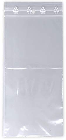 Lot 100 sachets à fermeture zip format 100x200 mm (10x20 cm) pochettes qualité alimentaire, prélèvement, aux normes européennes de production plastique - 50 microns