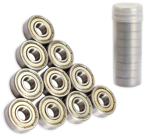 Lager 10 pcs 608zz Skateboard-Kugellager Metall Double Shielded Mini Kugellager für Skateboard Roller Inline Skates