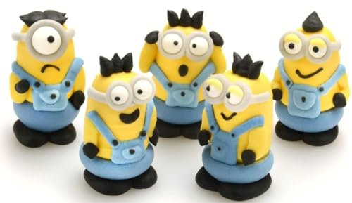 Minions Figüren Zucker, 5 Stück