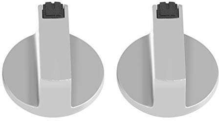 Broco 2pcs 6 mm en alliage de zinc Accueil Cuisine Cuisinière à gaz Boutons Plaques de cuisson Four Table de cuisson en métal commutateur de commande