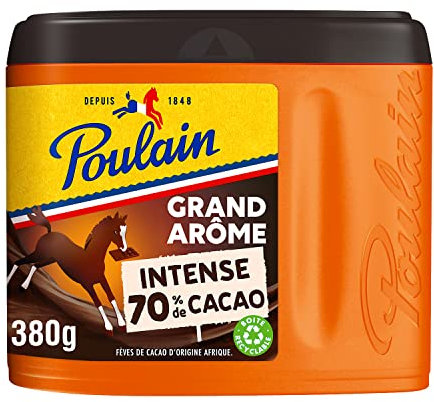 Poulain Grand Arôme Intense 70% Cacao - Boîte 380 g