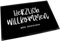 Kilala Freche Fußmatte Spruch Herzlich Willkommen wäre übertrieben 50 x 35cm Fußabtreter Terrassentür-Matte