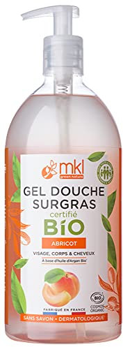 MKL Green Nature Gel Douche Surgras Abricot Bio 1 L