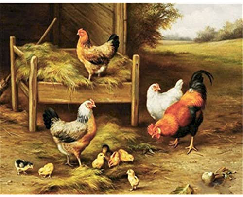 WYDMA 4000 Stück Jigsaw Alte Henne HöLzerne Puzzles GroßE Puzzles FüR Erwachsene Dekorative Puzzles Klassische Puzzles Fertige Größe 141.5×87.5cm