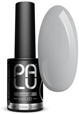 PALU – UV Nagellack LED Hybridlack – Gel Nagellack UV SAFARI IN NAIROBI – Glatte Oberfläche – Hohe Pigmentierung – hält bis zu 3 Wochen – Professionelle Qualität Nageldesign – 11 g – NR8 – Grau