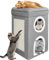 Hibtn Cat House Cave For Indoor Cats,Three Layer Condo With Cushions,Foldable Storage Cat Nest Bed,With Cat Scratching Board,Cube For Indoor